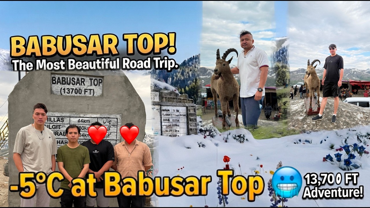 Naran Trip Day 3 | Babusar Top,Lulusar Lake & Snow Adventure | Pakistan Travel Vlog 🇵🇰 | Hydr z vlog