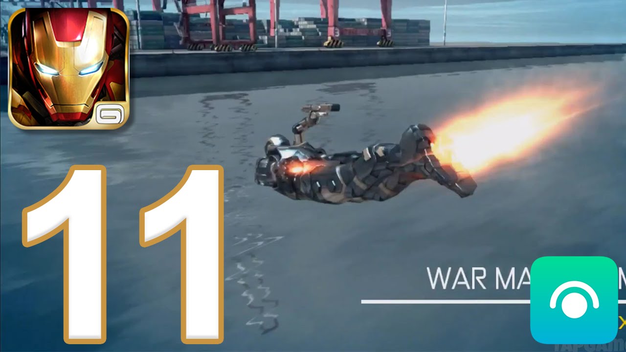 Iron Man 3: The Official Game - Gameplay Walkthrough Part 11 - EZEKIEL STANE (iOS, Android)
