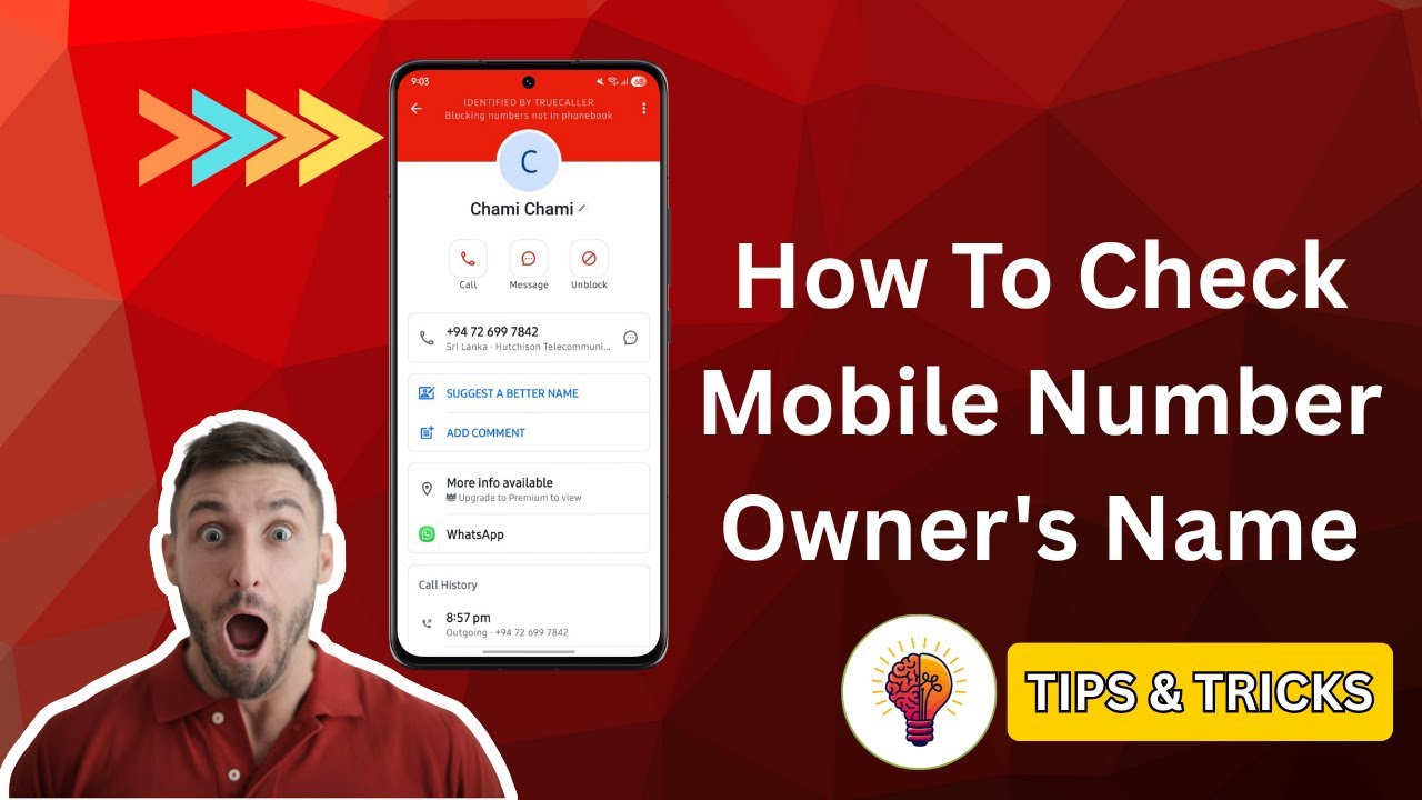 How To Check Mobile Number Owner's Name in 2025 | Easy & Accurate Method for Any Device!