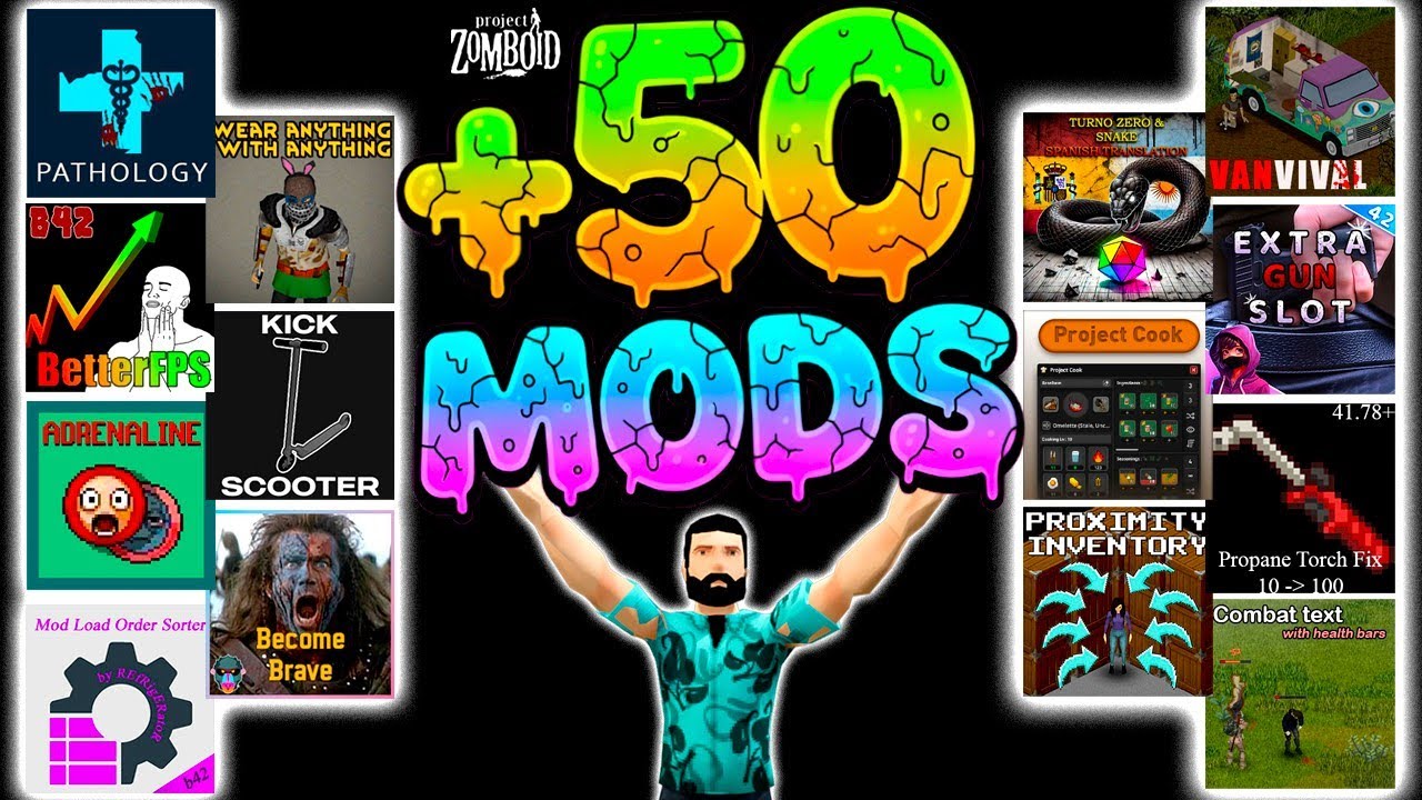 ¡¡MI LISTA DE MODS ACTUALIZADA!! (necesitas estos Mods) | Project Zomboid Build 42