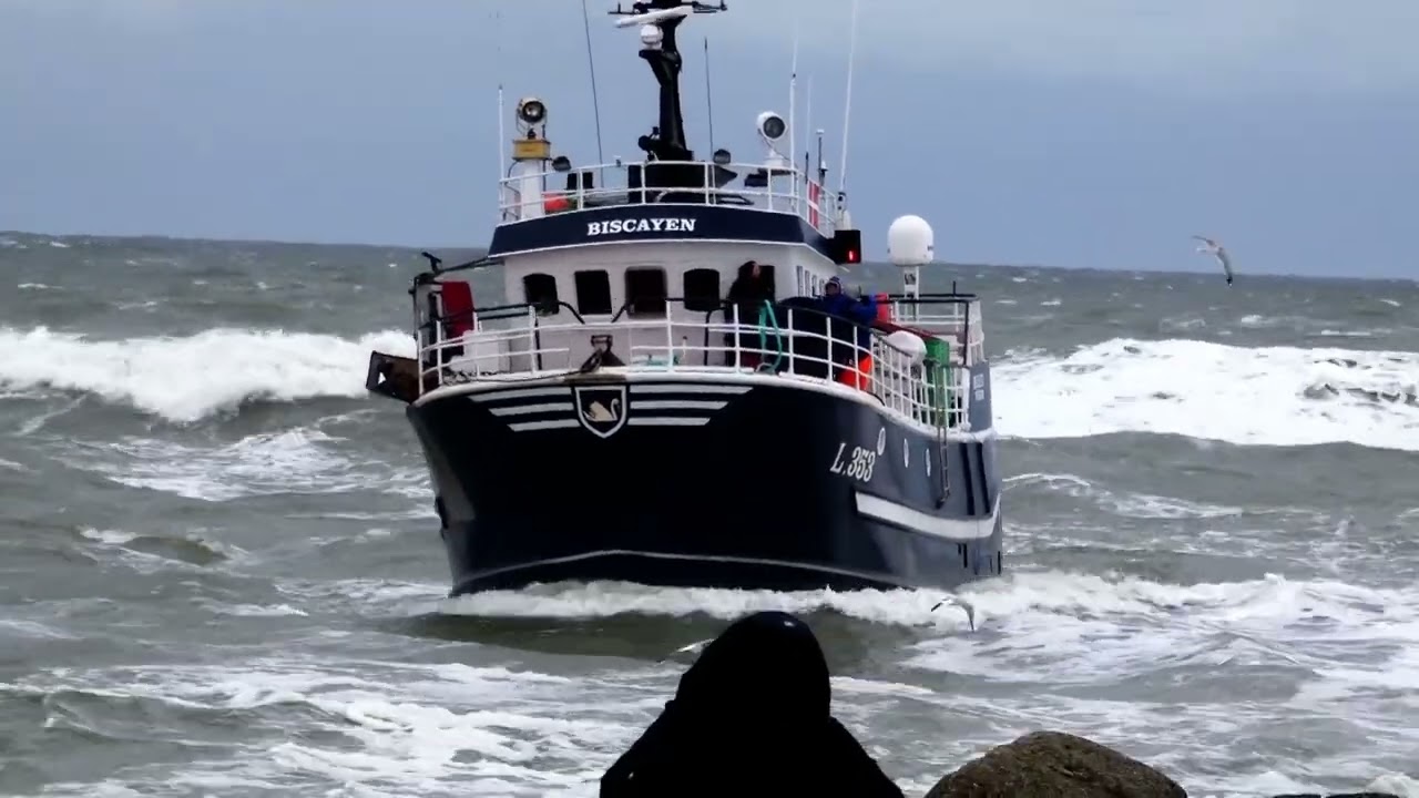 Nordsee Hafen Thorsminde Windstärke 9