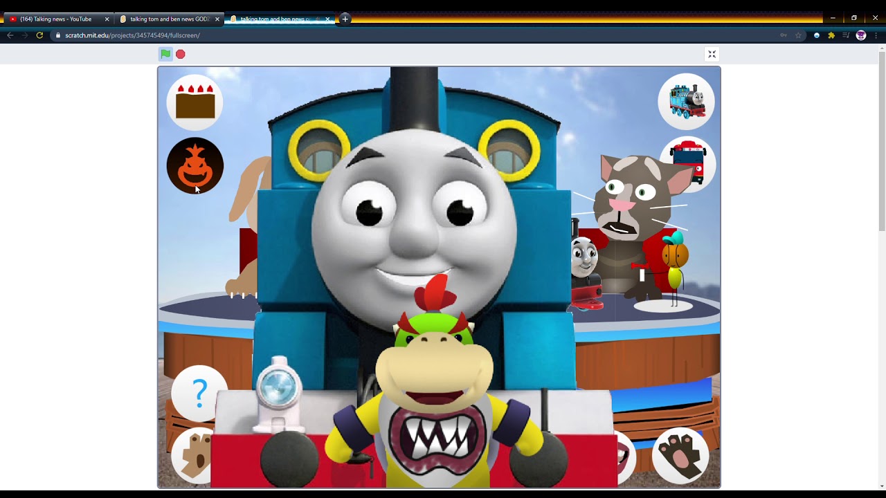 talking tom and ben news on Scratch