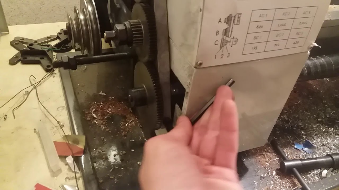Настройка токарного MetallMaster MML2550 под резьбу!