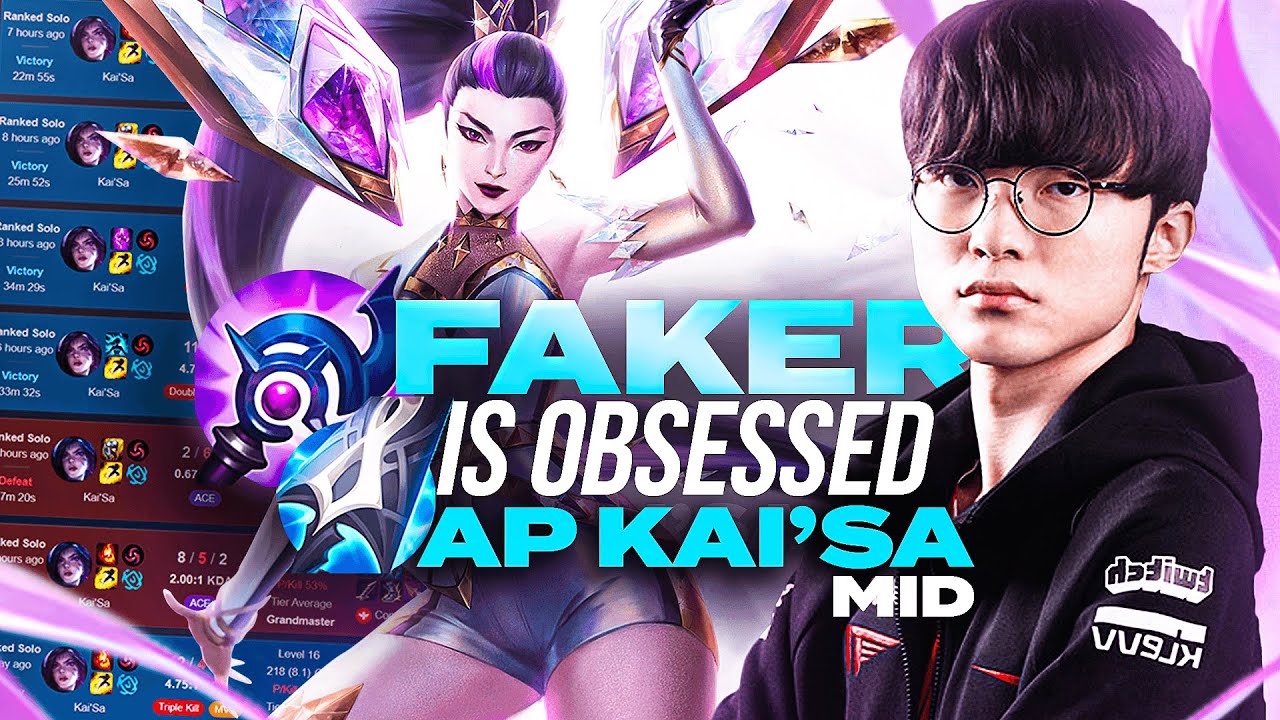 FAKER spamming AP Kai'Sa MID??? *NEW META ALERT?*