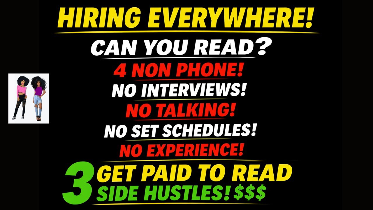 Can You Read? 4 No-Phone Jobs Reading & Correcting Errors From Home + 4 Quiet Side Eggs