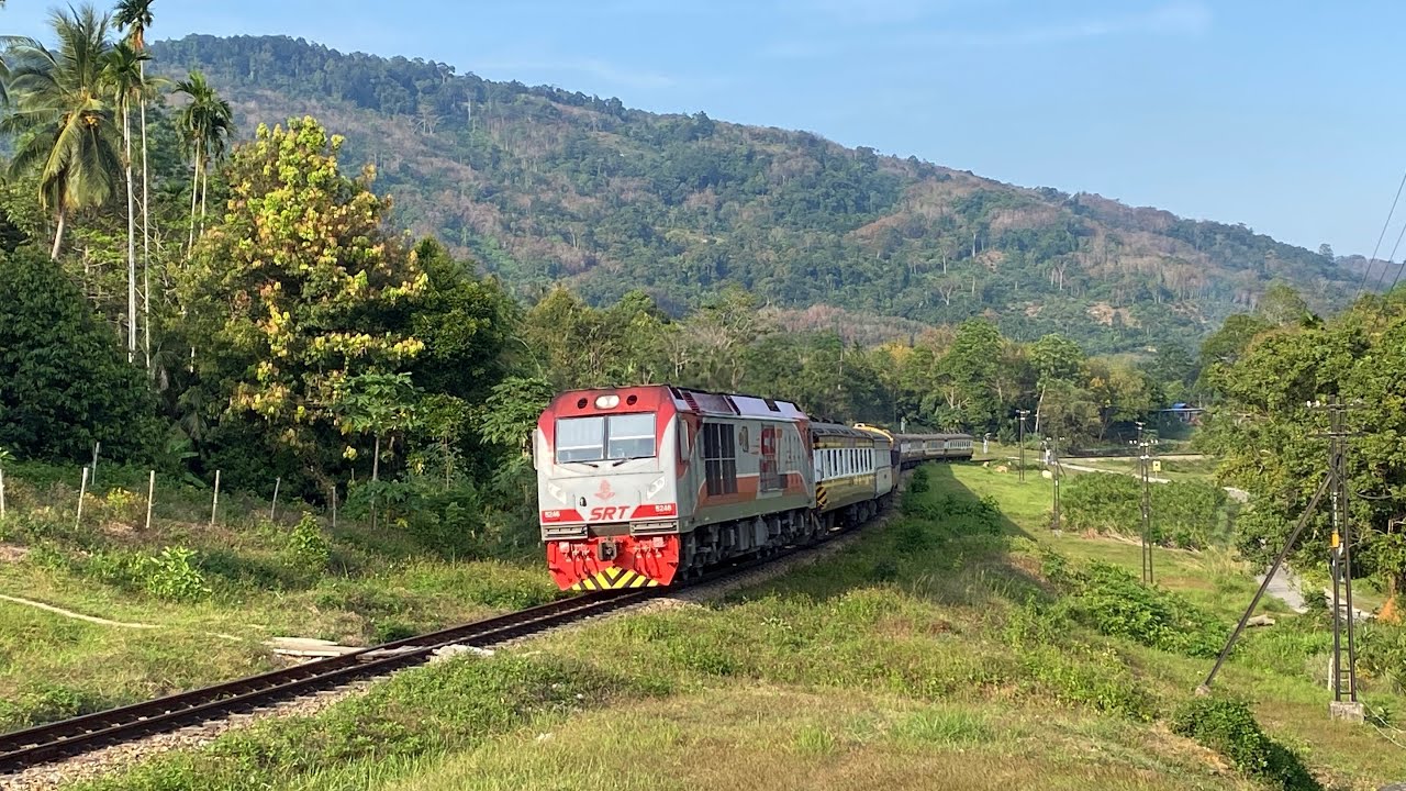 #รถไฟสายใต้  ดักรถไฟมันส์ๆ ตั้งแต่ชุมทางทุ่งสงจนถึงร่อนพิบูลย์ และมุมสุดฮิตอย่างโค้งบ้านต้นกอ