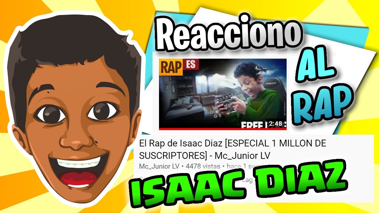 😂ESTE NI&Ntilde;O ME TIRA FUERTE Y VEAN COMO REACCIONO🎧Rap de Isaac Diaz