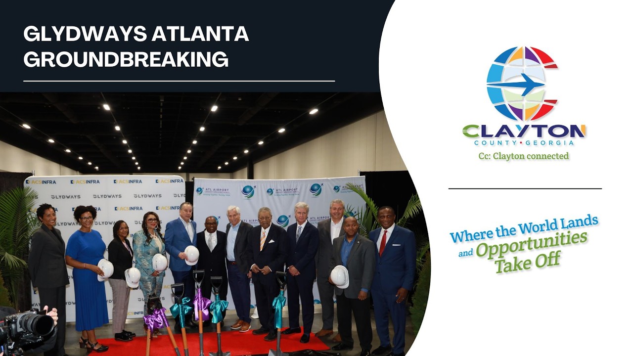 Округ Клейтон: Церемония закладки первого камня жилого комплекса Glydways Atlanta.