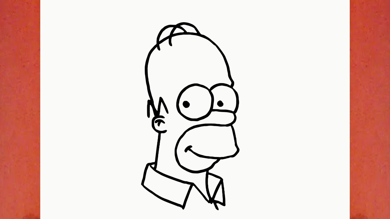 HOW TO DRAW HOMER SIMPSON FROM THE SIMPSONS