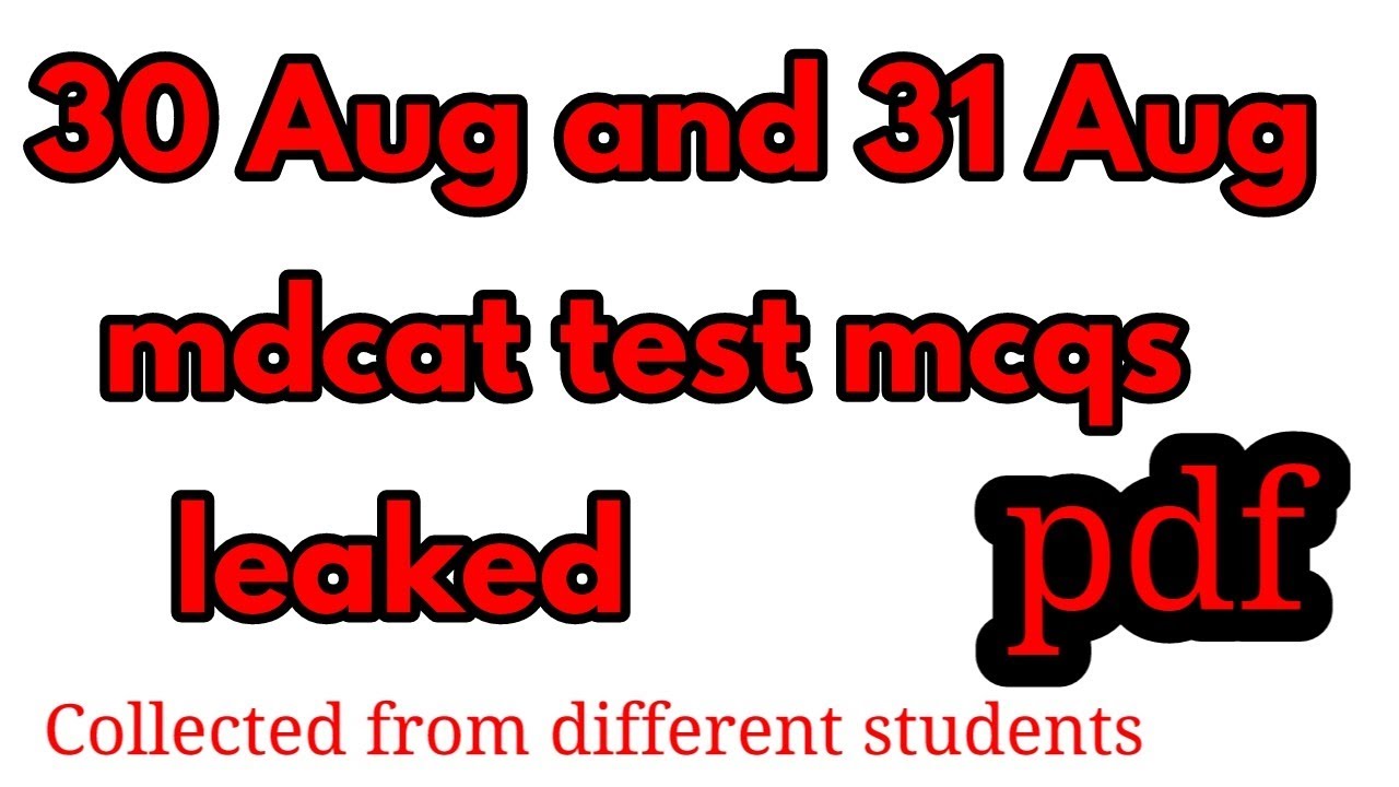 Mdcat 2021 Leaked Mcqs|Key for Today mdcat test|30 Aug mdcat test key|31 Aug Solved today Mcdat test