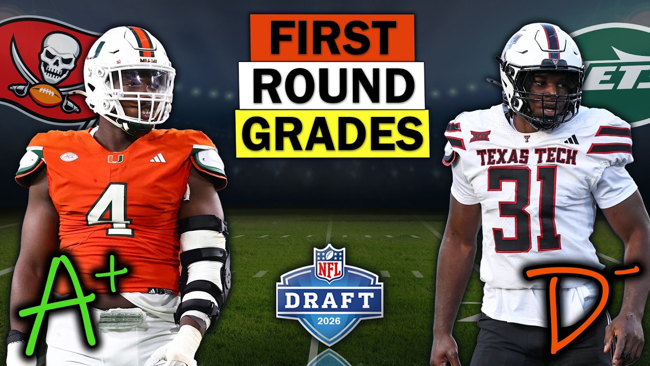 Grades For EVERY 1st Round Pick From The 2026 NFL Draft!