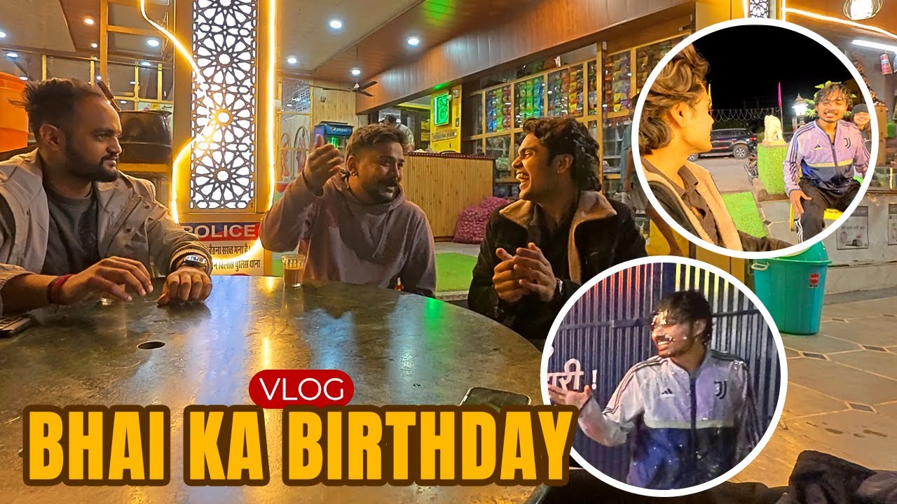 &ldquo;Late Night Birthday Party 🎂 | Real Moments with Bros!&rdquo; l  @gauramotovlogs ​