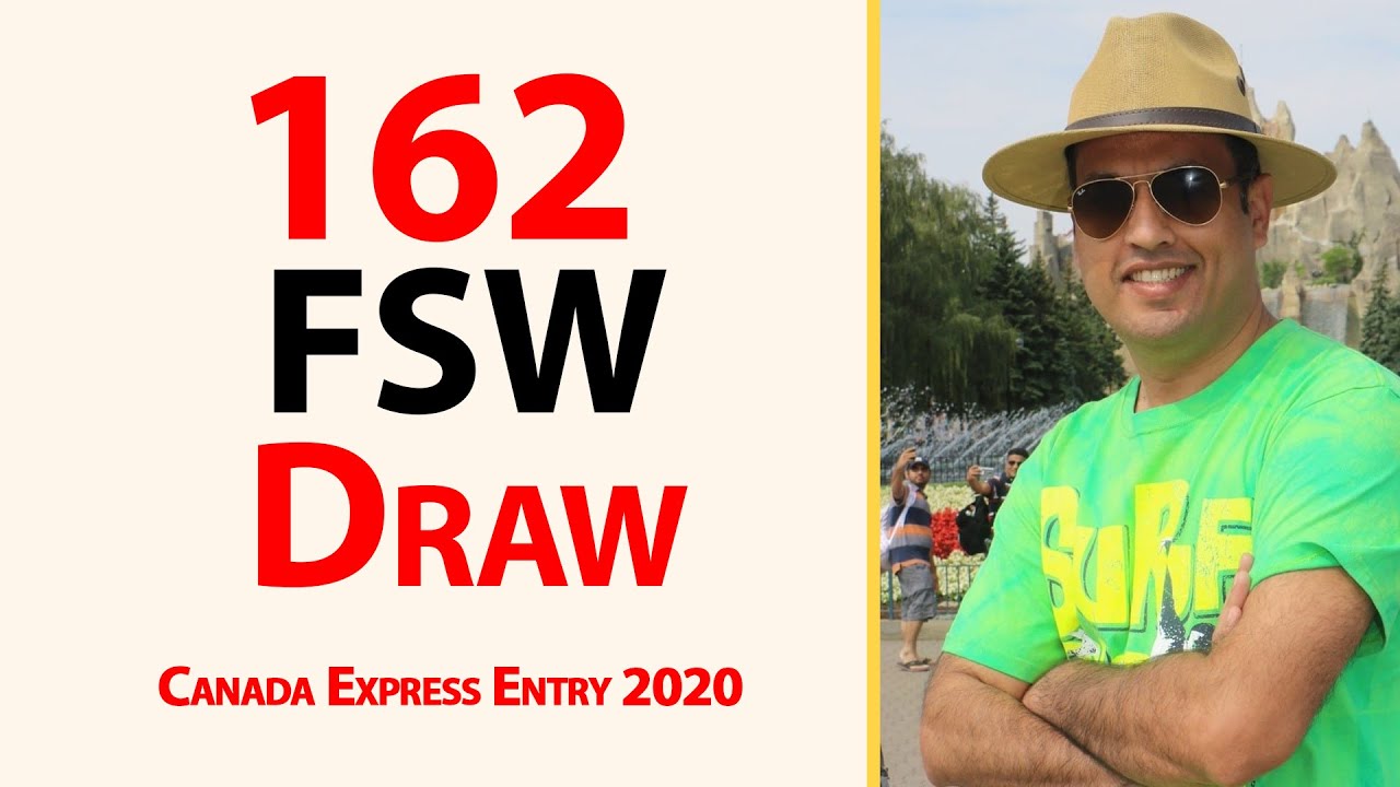 162 FSW Draw of Canada Express Entry 2020 II Farhan Iqbal