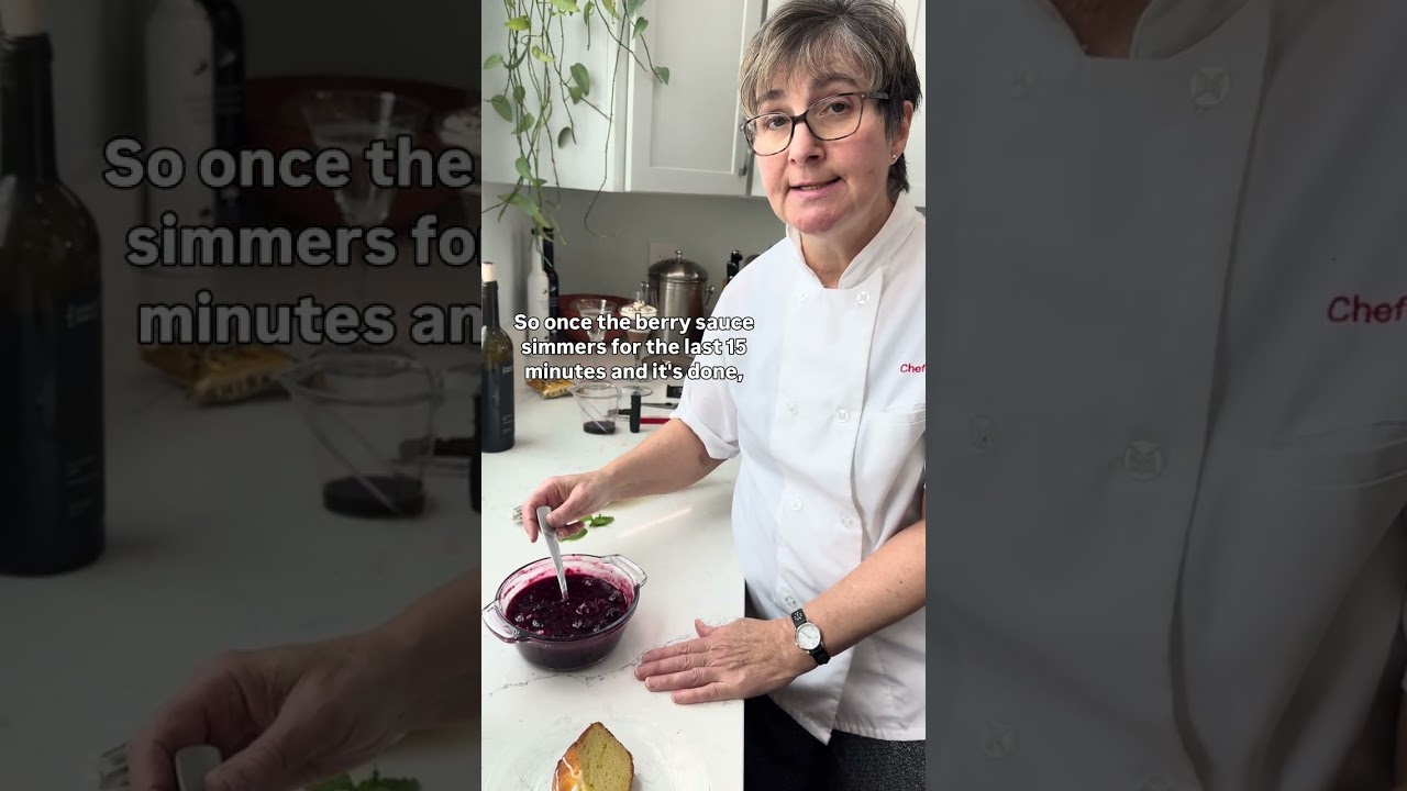 Simple Recipes: Red Wine Berry Dessert Sauce