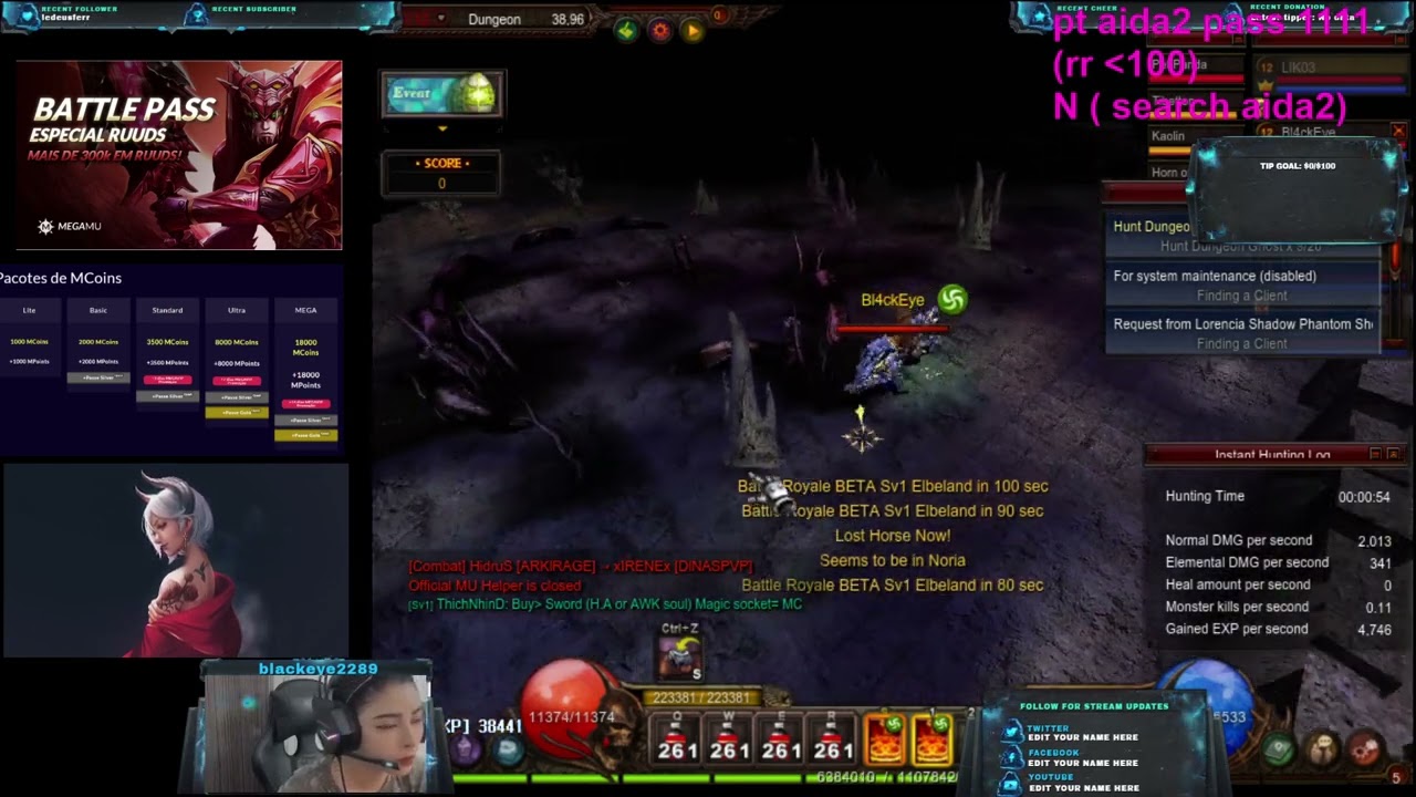 Tips Guide Quest newbie from Lorencia to Dungeon Megamu