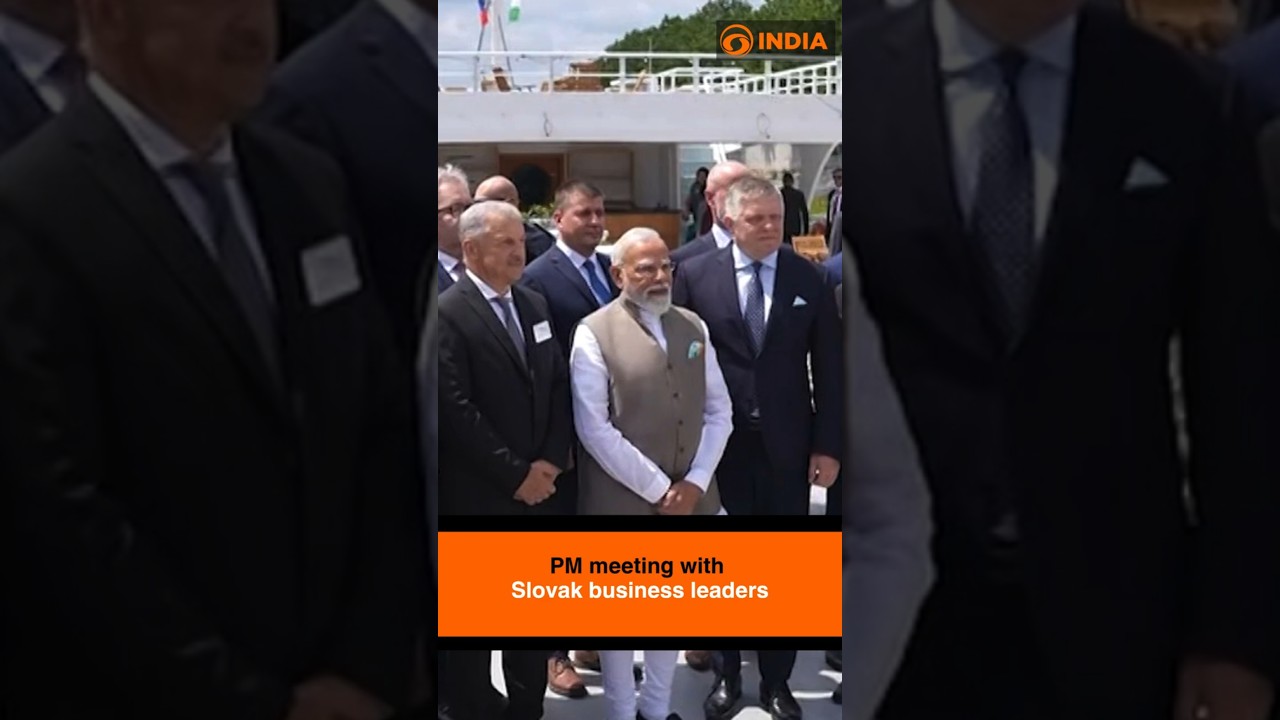 PM Modi meets Slovak business leaders