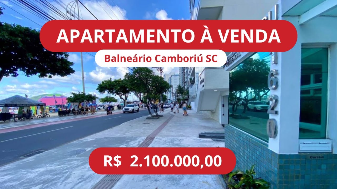 Apartamento à venda frente mar em Balneário Camboriú