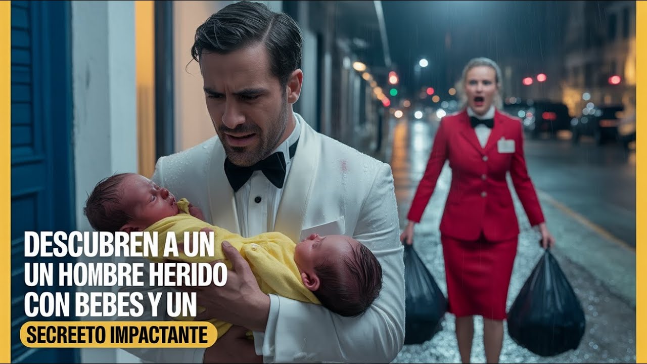 Increíble revelación: una camarera negra descubre un hombre herido con dos bebés. ¡Su secreto es...