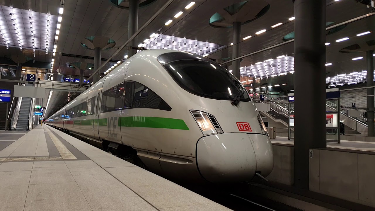🇩🇪 ICE-T BR411+ICE-T BR411 als zug ICE 1605/1705 Berlin - M&uuml;nchen HBF / Jena HBF