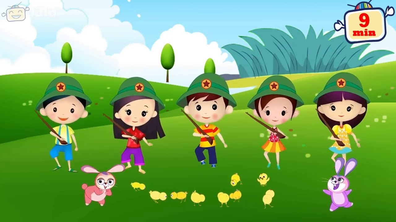 Tập L&agrave;m Ch&uacute; Bộ Đội - Ch&aacute;u L&ecirc;n Ba | Top B&agrave;i H&aacute;t Thiếu Nhi Được Y&ecirc;u Th&iacute;ch Nhất 2020
