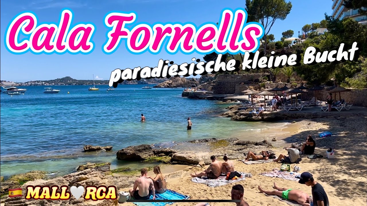 Cala Fornells - Paguera🌴🏖️MALLORCA island🩷NEW Strand- Paradies TOP!🇪🇸spain #mallorca #british #vlog