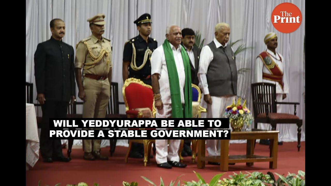 Will Yediyurappa be able to provide a stable government?