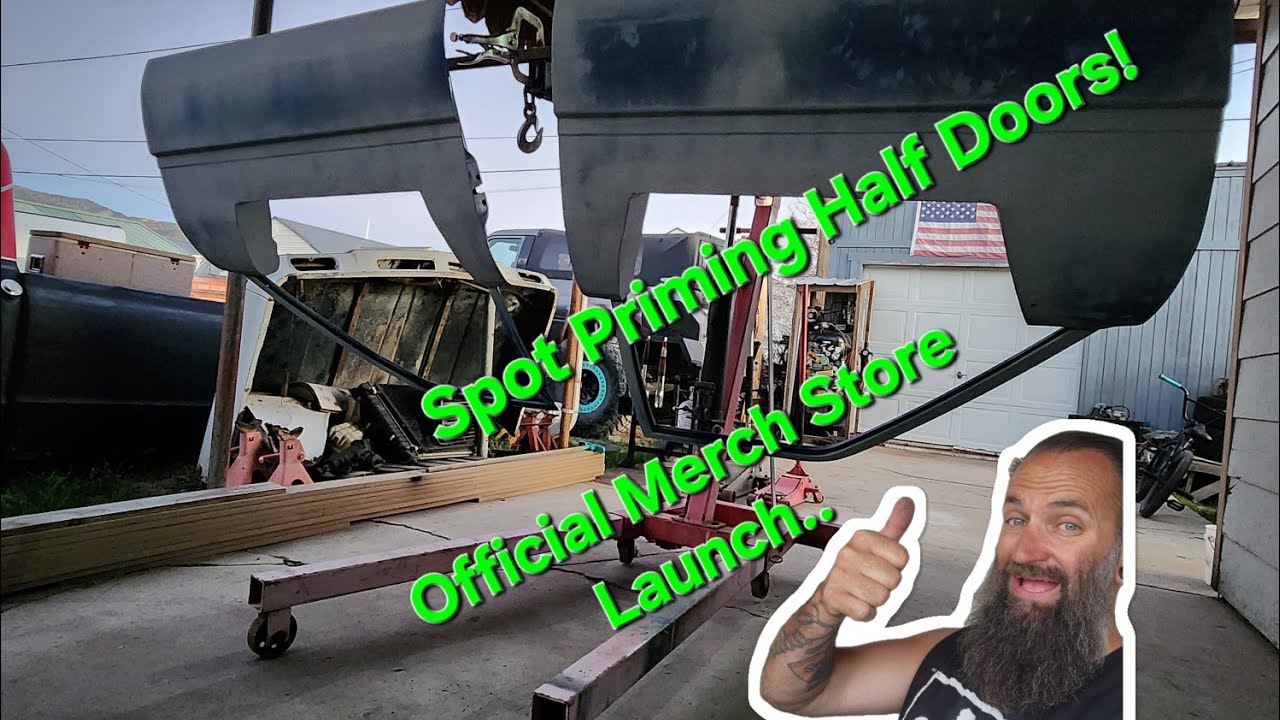 Preparing Half Doors For Paint