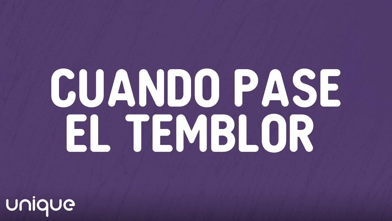 Soda Stereo - Cuando Pase el Temblor (Letra/Lyrics)