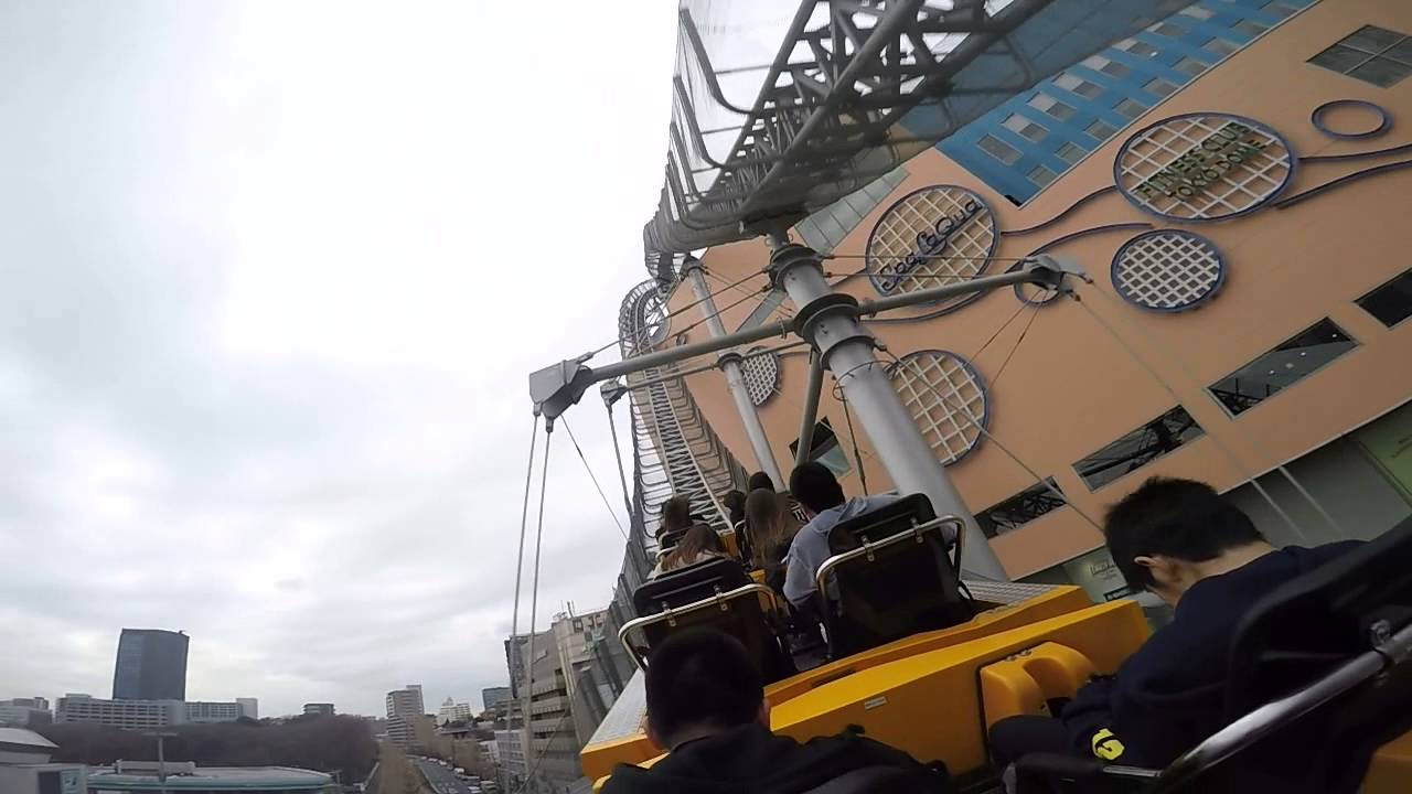 Thunder Dolphin Roller Coaster Tokyo Dome City Outlaw Gopro