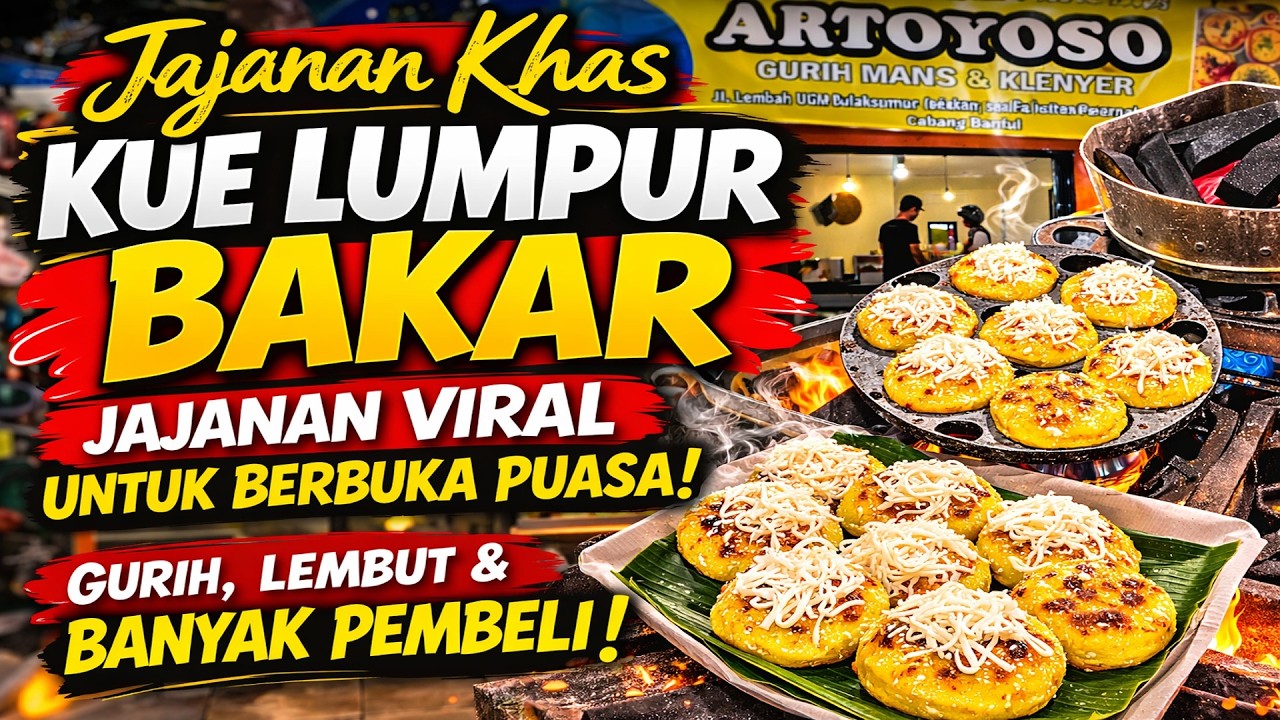 KUE LUMPUR BAKAR PALING VIRAL DI JOGJA! Lembutnya Bikin Ketagihan