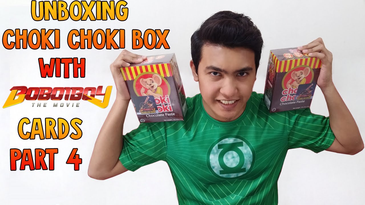 OH NO!!! NOT LUCKY!...OR LUCKY? Unboxing Choki Choki Box With Boboiboy The Movie Cards Part 4