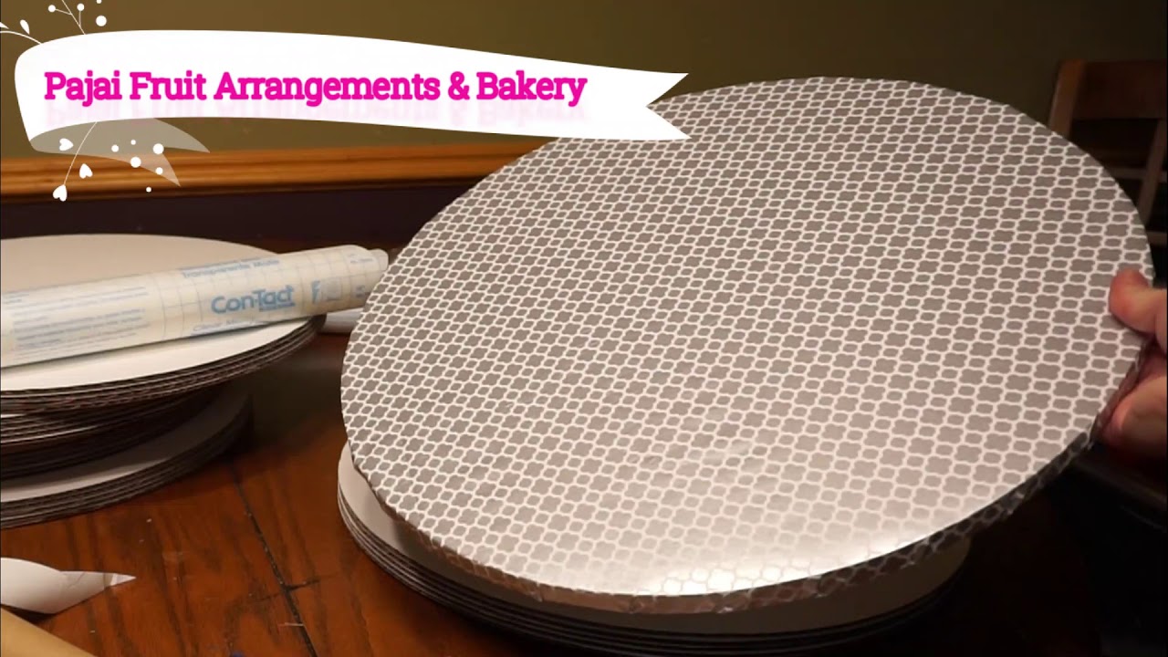 HOW TO MAKE CAKE DRUM/BOARD