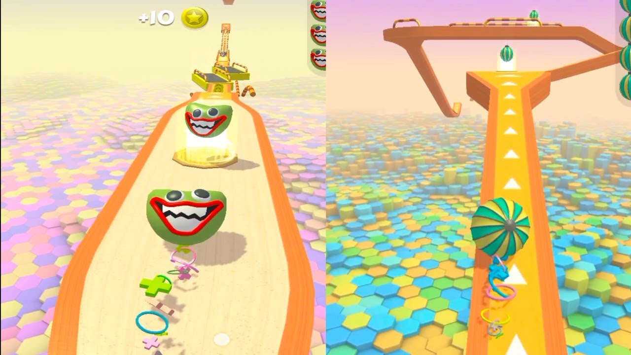 Action Balls Game - Amazing Ball Run Game, gameplay walkthrough, SpeedRun, lev-22-23, IOS, Android
