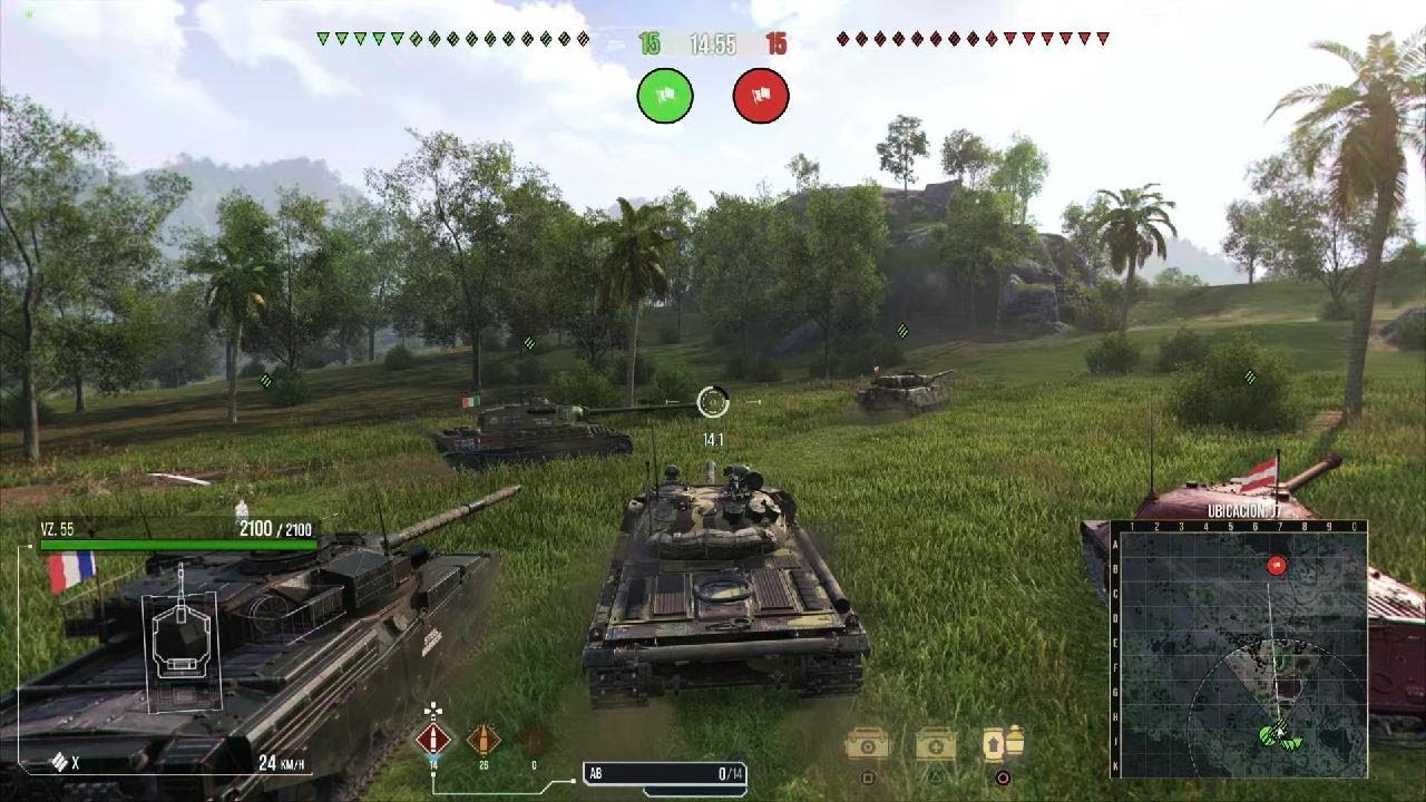 WORLD OF TANKS MODERN ARMOR: VZ.55 TESTING IN BATTLE; VERY POWERFUL AND COMPLETE TANK! 8K combined!!