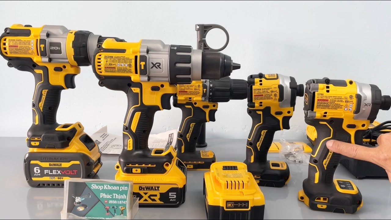 Hệ khoan v&agrave; vặn v&iacute;t DeWalt mỹ h&oacute;t nhất made in mexico #dcd999 #dcd996 #dcf860 #dcf850