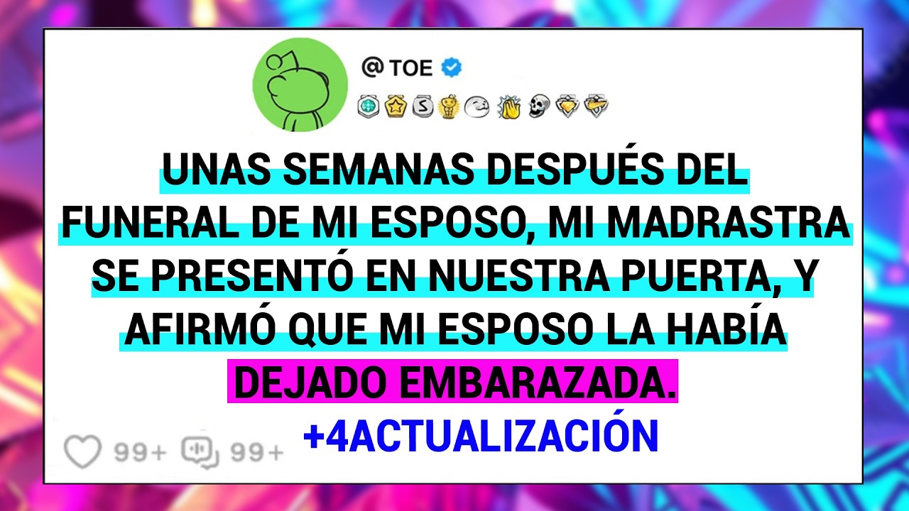 Unas Semanas Después Del Funeral De Mi Esposo, Mi Madrastra Se Presentó En Nuestra Puerta, Y .....