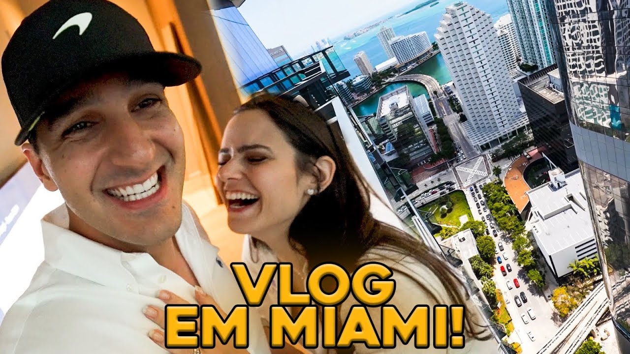 TUDO DA NOSSA VIAGEM PARA MIAMI * VLOG COM A ESPOSA *