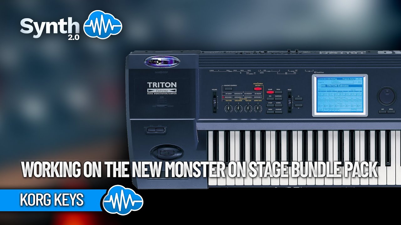 WORKING ON THE NEW MONSTER ON STAGE BUNDLE PACK | Synthcloud