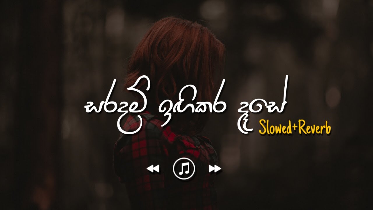 Saradam - රිදුනාම සනසන්න (Slowed+Reverb)