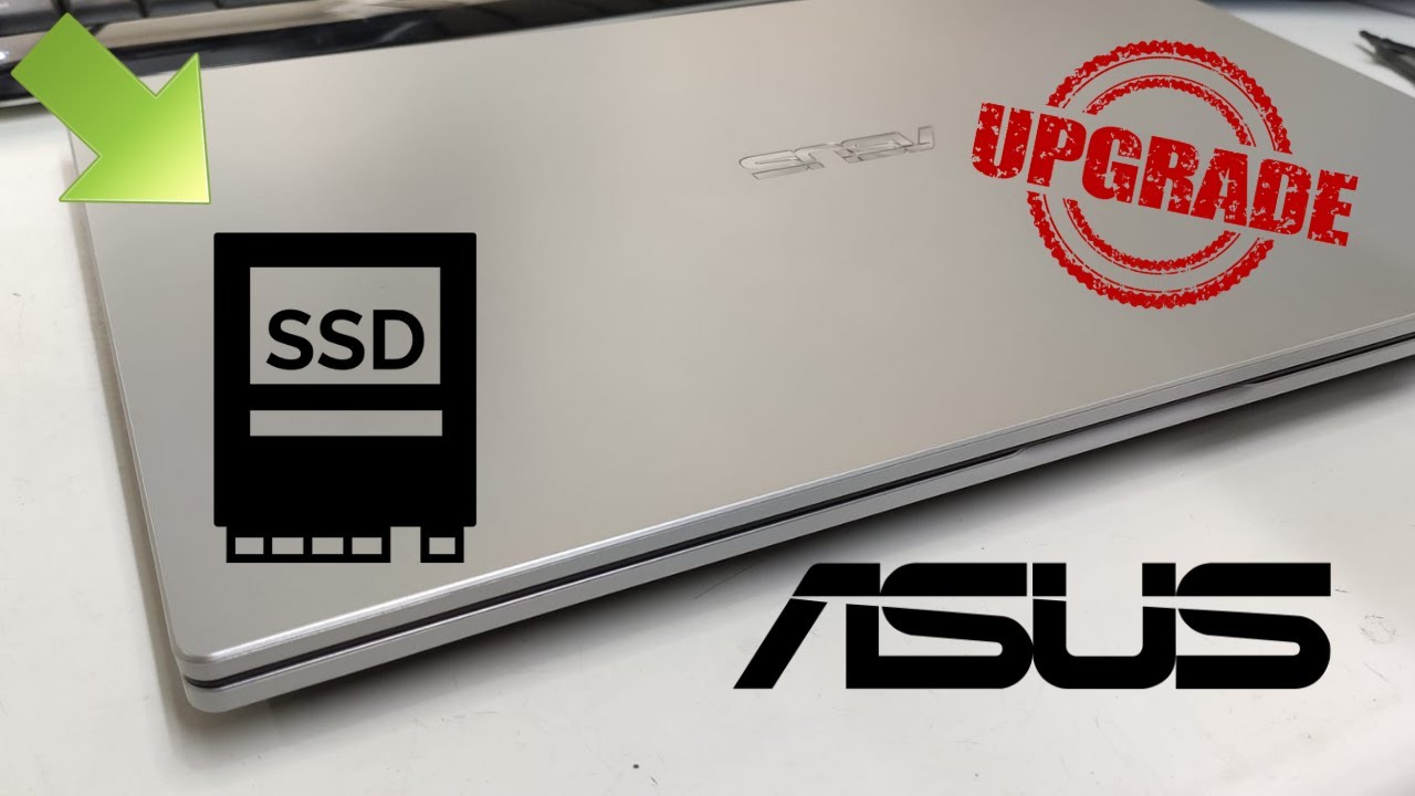 Asus x509j   -  disassembly and upgrade Ram and SSD
