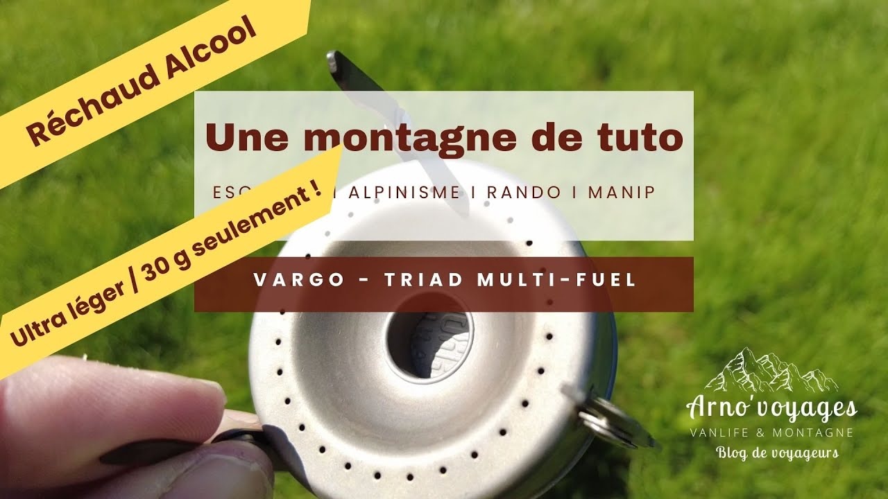 [Tuto'Bivouac] Rechaud Alcool Ultra Léger VARGO : Le Compagnon Idéal pour le Bivouac et la Randonnée