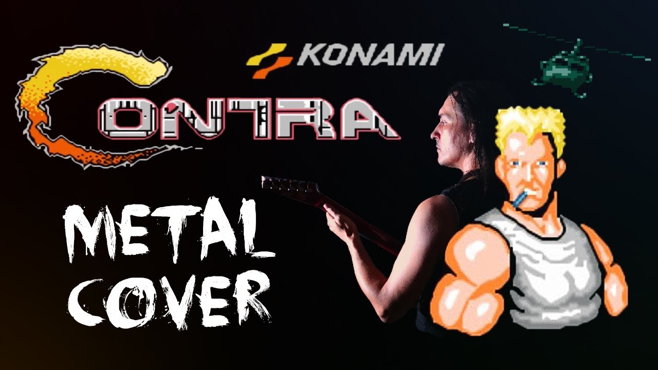 Contra: Jungle, Base, Boss (NES vgm) Metal Cover Playthru