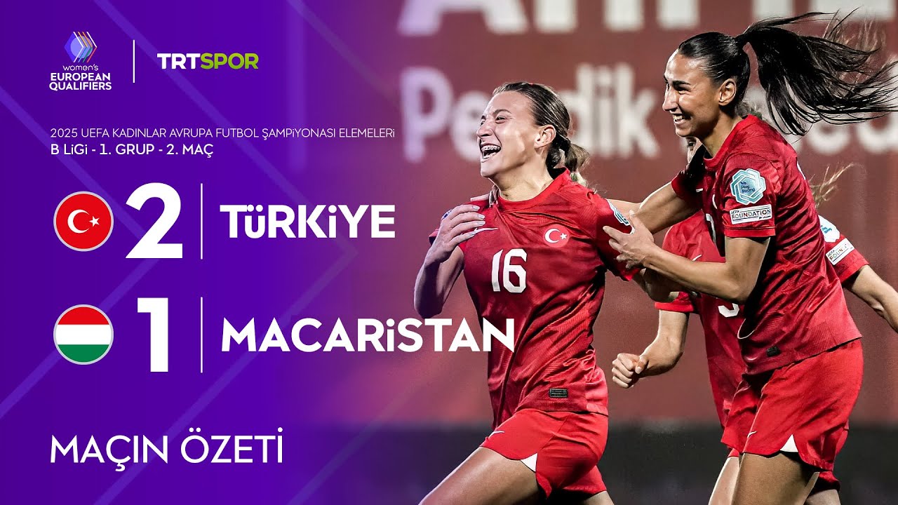 2025 Kadınlar Avrupa Şampiyonası Elemeleri | Türkiye 2-1 Macaristan (Özet)