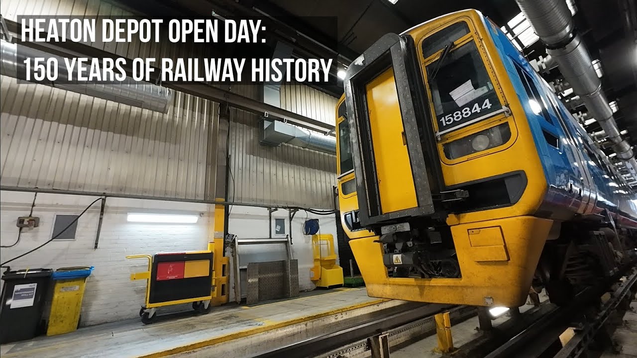 HEATON DEPOT OPEN DAY - 150 YEARS OF RAILWAY HISTORY