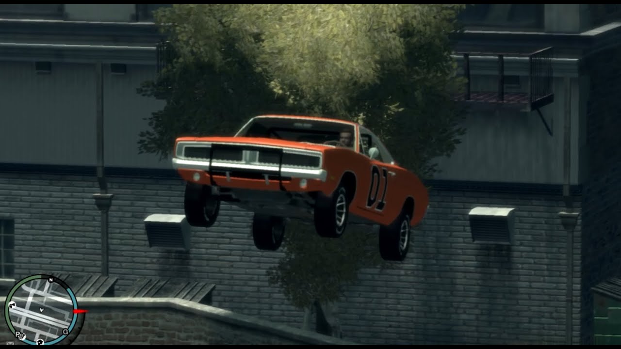 GTA IV General Lee Jumps Part 1