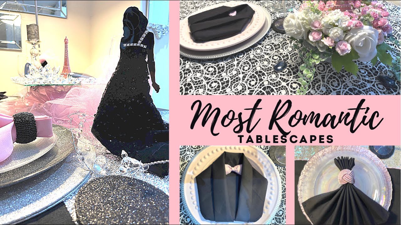 ROMANTIC PARIS INSPIRED VALENTINES TABLESCAPES 2022 | PARIS DECOR IDEAS | PARIS THEME PARTY