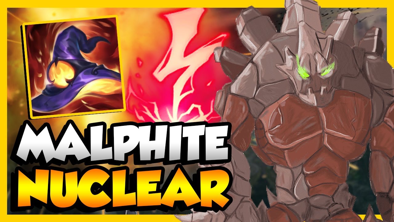 LE MUEVO EL CEREBRO AL MID LANER ENEMIGO CON MALPHITE FULL AP | LEAGUE OF LEGENDS.