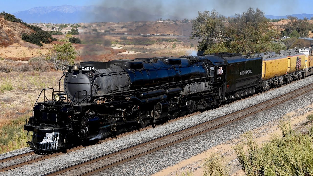Big Boy Steam Locomotive 4014 - The Sound of Steam