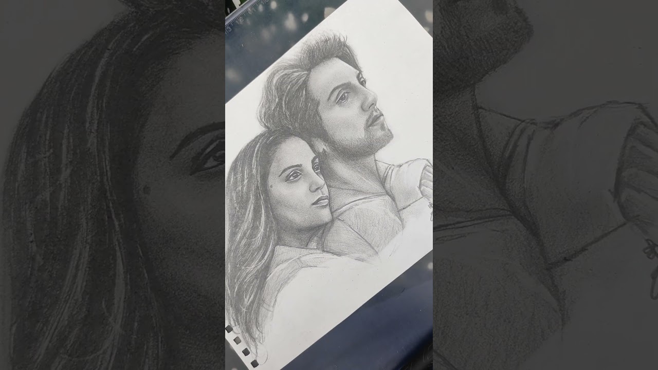 Portrait Drawing of Saiyaara 