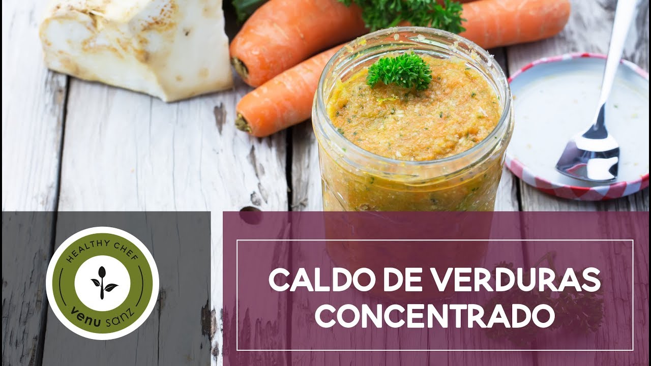 CALDO DE VERDURAS CONCENTRADO CASERO